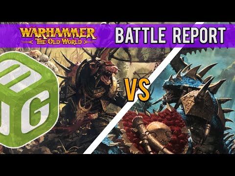 LEGACY Armies!  Skaven vs Lizardmen Warhammer The Old World Battle Report Ep 4