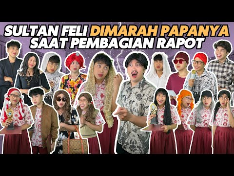SULTAN FELI DIMARAH PAPANYA SAAT PEMBAGIAN RAPOT