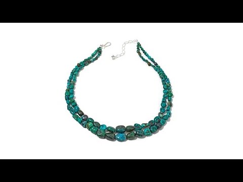 Jay King Hubei Turquoise Nugget Sterling Silver 18" Neck...
