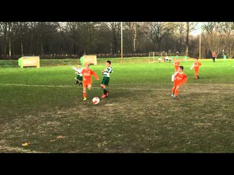 BSC - RBC 1-3, enkele minuten 2de helft, met spandoek RBC