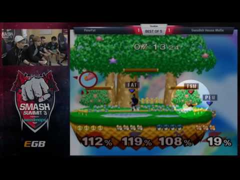 Melee Science: PewFat vs The Swedish House Mafia at Smash Summit 3