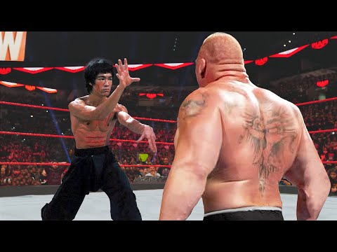 Full Match - Brock Lesnar vs Bruce Lee - Iron Man Match 2025
