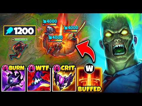 When Brand hits 1200 AP your whole team MELTS with one ability (MEGA BURN)