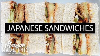 Air-Fried Eggplant Katsu Sandwich + Japanese Tofu "Egg" Salad | Vegan Japanese Sandwiches