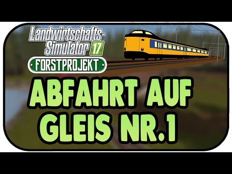 Abfahrt auf Gleis 1 -  LS17 Kyffhäuser #14 - Landwirtschaft Simulator 17 Forst Projekt