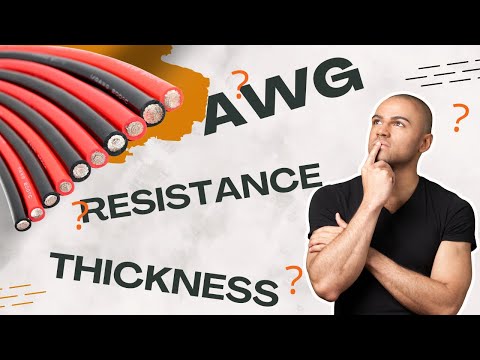 wire gauge explained Outer Diameter, Resistance, Cross-Sectional Area,& Insulation Thickness #awg