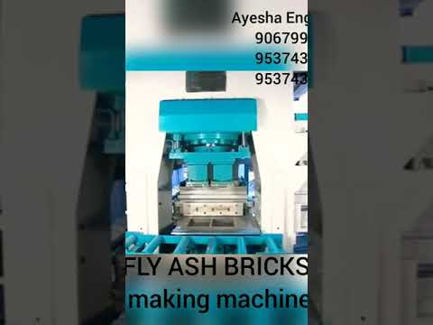 Flyash Fully Automatic Bricks Making Machine Plant