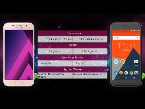 Samsung Galaxy A3 2017 vs Wileyfox Spark - Phone comparison