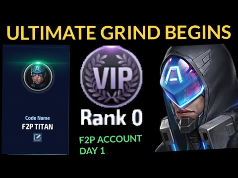 F2P ACCOUNT DAY 1 PROGRESSION - Marvel Future Fight