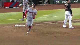 Joey Meneses SMOKES A GO AHEAD HOME RUN IN THE 9TH