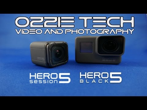 GoPro Hero 5 Session vs Hero 5 Black 4k Comparison