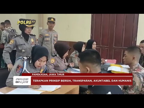 PRESISI UPDATE: POLRES PAMEKASAN MELAKUKAN PENGECEKAN PROSES SELEKSI POLRI 23/04/2024 21.00