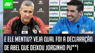 Abel Ferreira tinha razão? Olha essa declaração sobre o Atlético-GO de Jorginho que viralizou