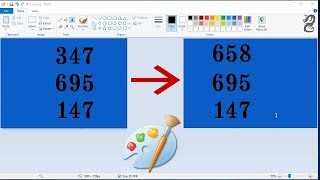 Paint-How To Replace Or Remove Text In A Image: How to edit text of any image in paint