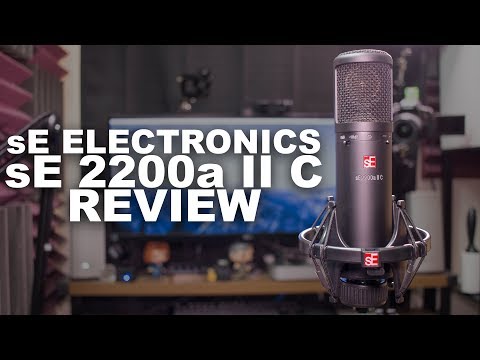 sE Electronics sE2200a II C Large Diaphragm Cardioid Condenser Microphone (Excellent Condition. Boxed With Shockmount + Manual) image 8