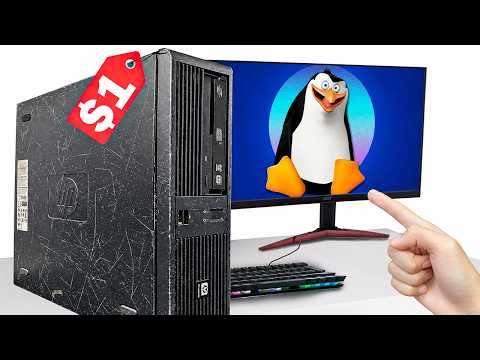Can Linux Save This $1 Trash PC?!