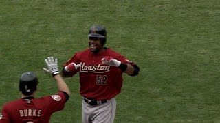 Charlton Jimerson ruins Cole Hamels' perfect game with his first MLB home run