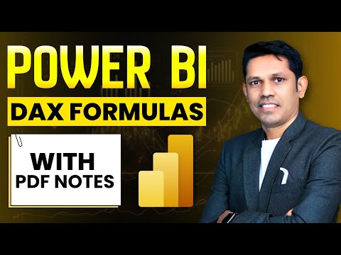 Power BI DAX Formulas Basics to Advanced Tutorial | Free PDF Notes