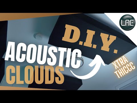 DIY Acoustic Clouds // Construction Tutorial + Mounting Tips