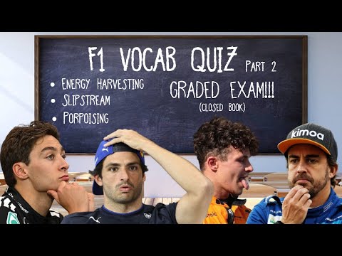 F1 Vocabulary Explained: Part 2