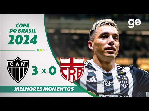 Gols e lances de Atlético Mineiro x CRB
