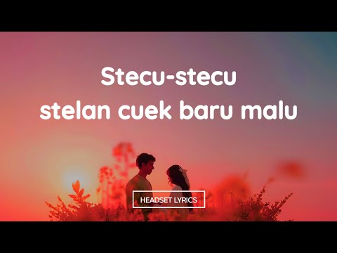 Faris Adam - Stecu Stecu (Lirik Lagu)| Stecu-stecu stelan cuek baru malu (Viral Tiktok)