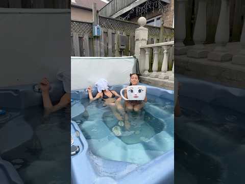 MY GIRLFRIEND DRANK BALLERINA CAPPUCCINA IN HOT TUB!!
