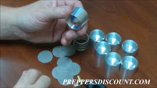 Cup inserts for Maglight Maglite Flashlight Solvent Trap