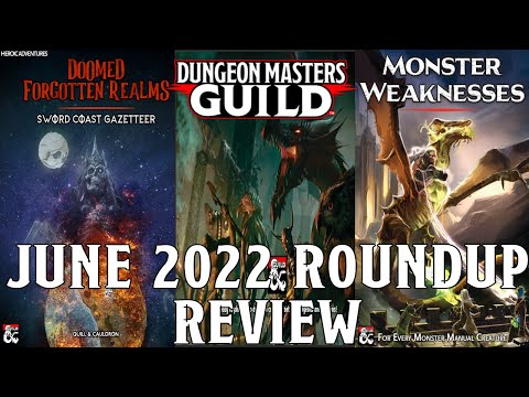 DM's Guild Roundup Review June 2022 | Nerd Immersion