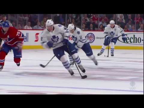 Bozak Goal & Interview - Leafs 3 vs Habs 2 - Oct 1st 2013 (HD)