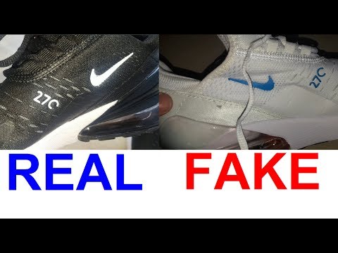 air max 270 react fake vs real