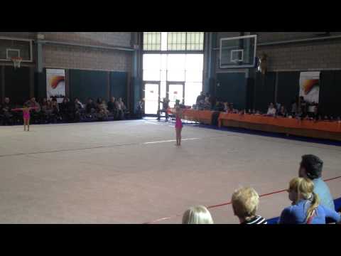 Zoe's floor routine from the Las Vegas Rhythmic Gymnastics Tournament