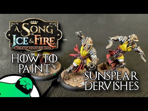 Painting Poorly: A Song of Ice and Fire - Martell Sunspear Dervishes