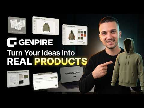 ⚡Обзор Genpire AI — превратите ЛЮБУЮ идею продукта в готовый к производству дизайн ⚡