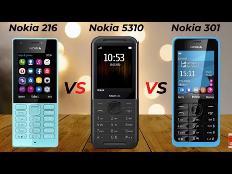 Nokia 216 VS Nokia 5310 VS Nokia 301.