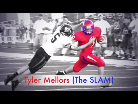 BEST Power Slam in HighSchool Football EVER! Tyler Mellors