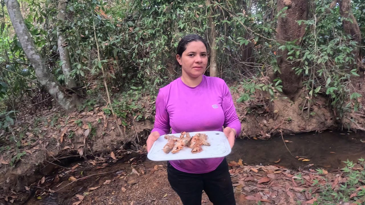 FIZEMOS UMA PESCARIA NO MEIO DA MATA E TEVE PEIXE FRITO