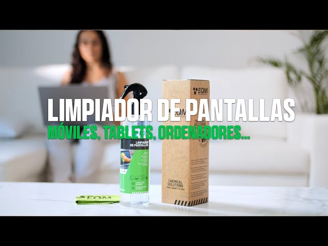 Vídeo relacionado con EQM - ECO-219 - Limpiador de Pantallas + Gamuza de Microfibra - 500 ML - Formato Premium - Tablet, Móvil, Portátil, Cámara, LED, OLED
