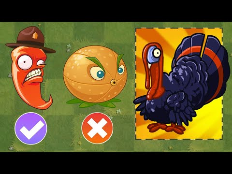 How many plant Max Level to Destroy 99 Turkey Zombie - PvZ 2 Discovery