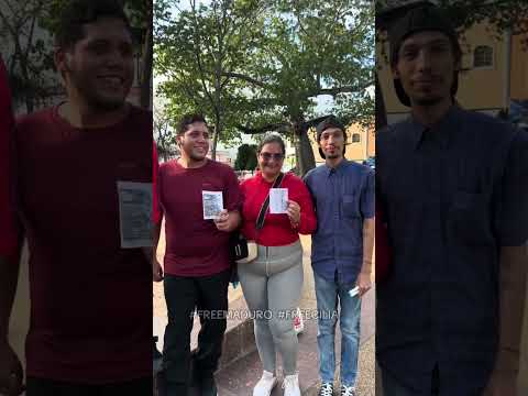 Desde Nueva Esparta, la juventud dice Liberen al Presidente Nicolas Maduro y a Cilia Flores