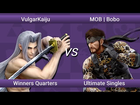 Undiscovered Smash 221 Winners Quarters: VulgarKaiju (Sephiroth) vs MOB | Bobo (Snake)