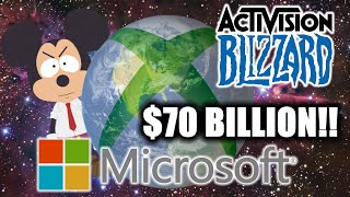 Microsoft Buys Call of Duty For $70 BILLION DOLLARS! Activision Blizzard Acquisition!