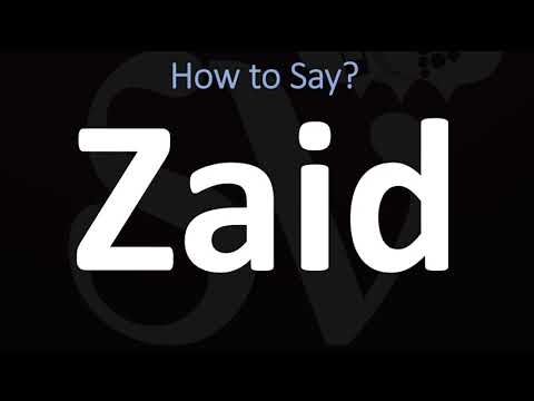 How to Pronounce Zaid? (CORRECTLY)