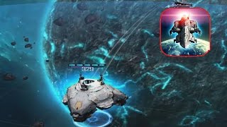 Galaxy Reavers- Sliding Starships, Tactical Space RTS: Gameplay #3 Titan