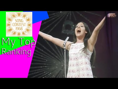 Eurovision Song Contest 1968 My Top 17 Songs (2025 Update)