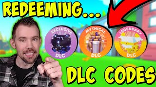 I REDEEMED EXCLUSIVE DLC CODES In Pet Simulator X