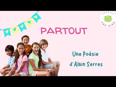 Partout, je suis un enfant de partout, un poème d'Alain Serres