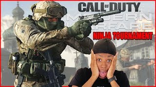 Intense Gunfights! Can Anyone Take Down The 3x Champions?! (Ninja Member COD Gunfight Tourney)