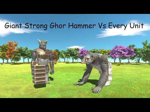 Giant Strong Ghor Hammer Vs Every Unit ARBS |Animal Revolt Battle Simulator