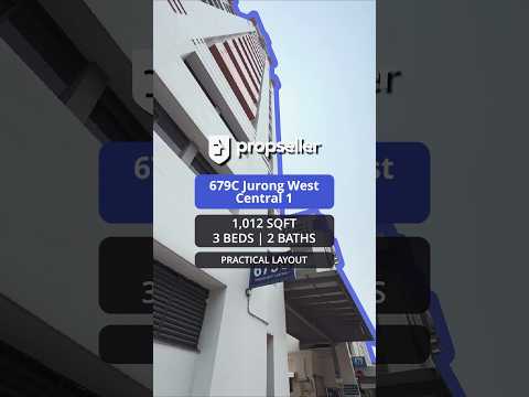 679C Jurong West Central 1, 679C Jurong West Central 1, Boon Lay / Jurong / Tuas, 3 Bedrooms, 1,012 sqft, HDB Flat For Sale, by Reine Chan, 500256069 - PropertyGuru.com.sg